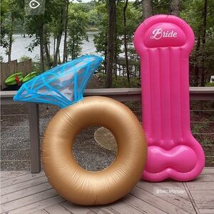Sold - Inflatable swim tube and raft